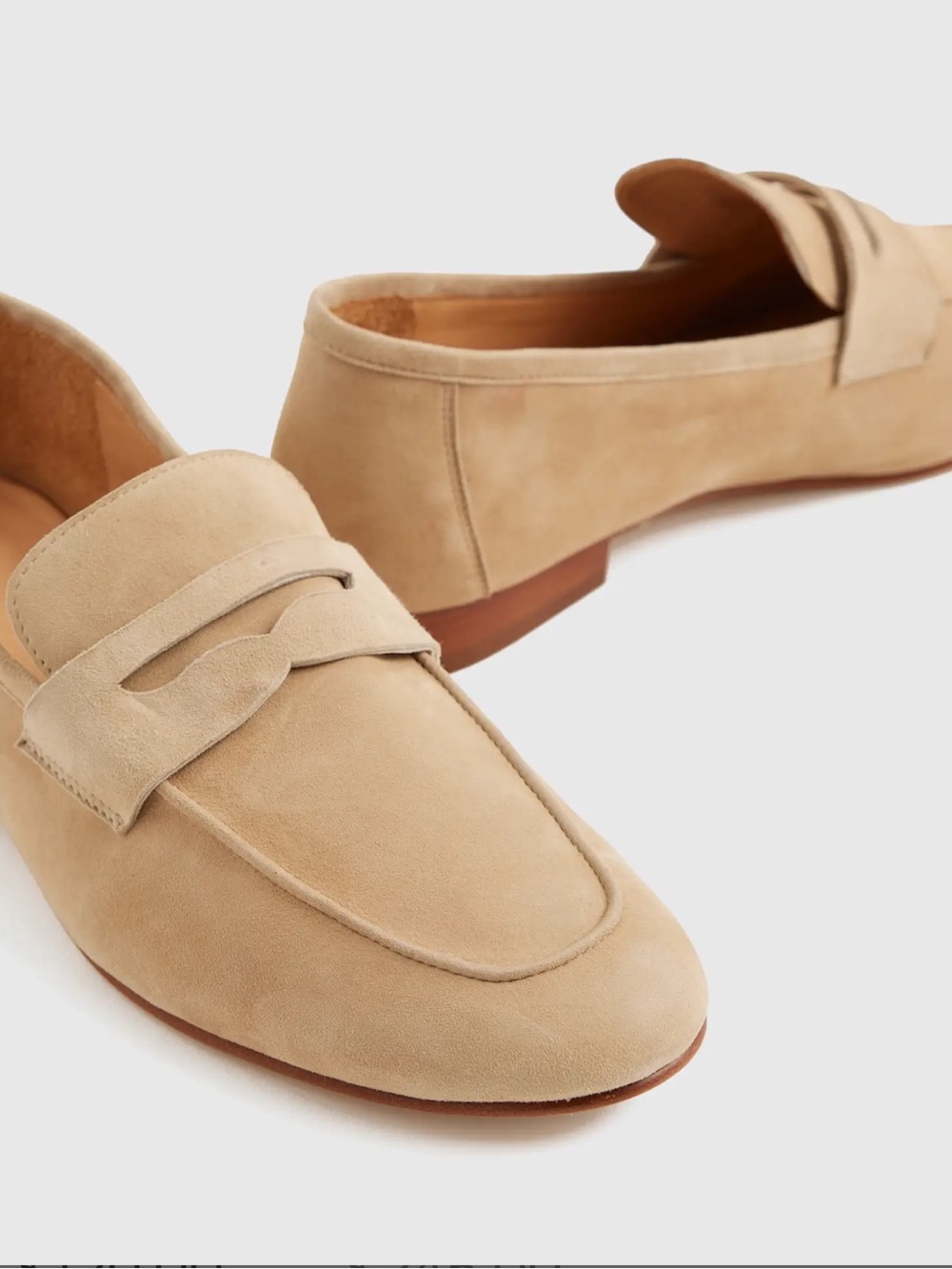 Quince Italian Suede Penny Loafer
